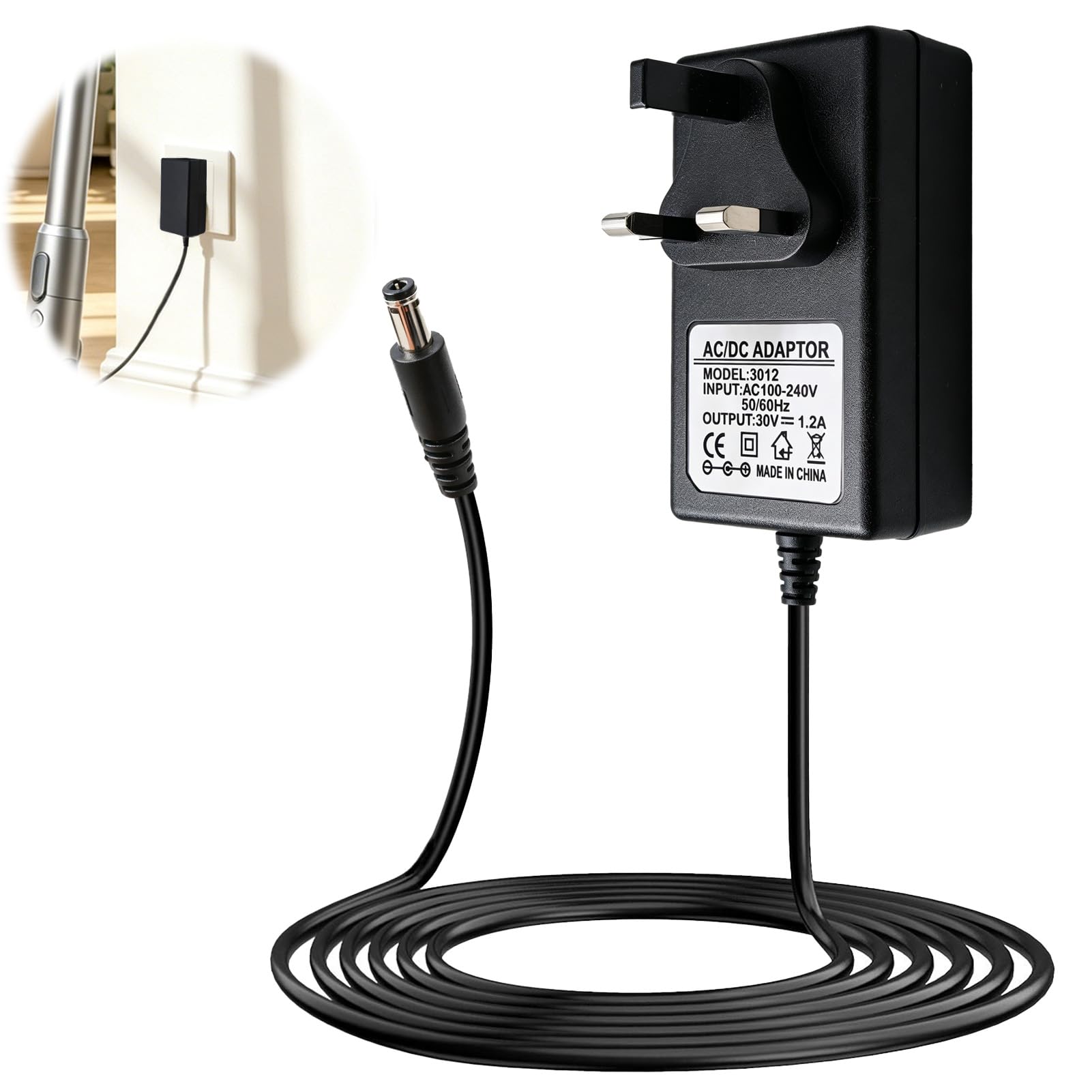 For Henry Quick Charger 30V Power Charging for Numatic Henry Quick Hen100