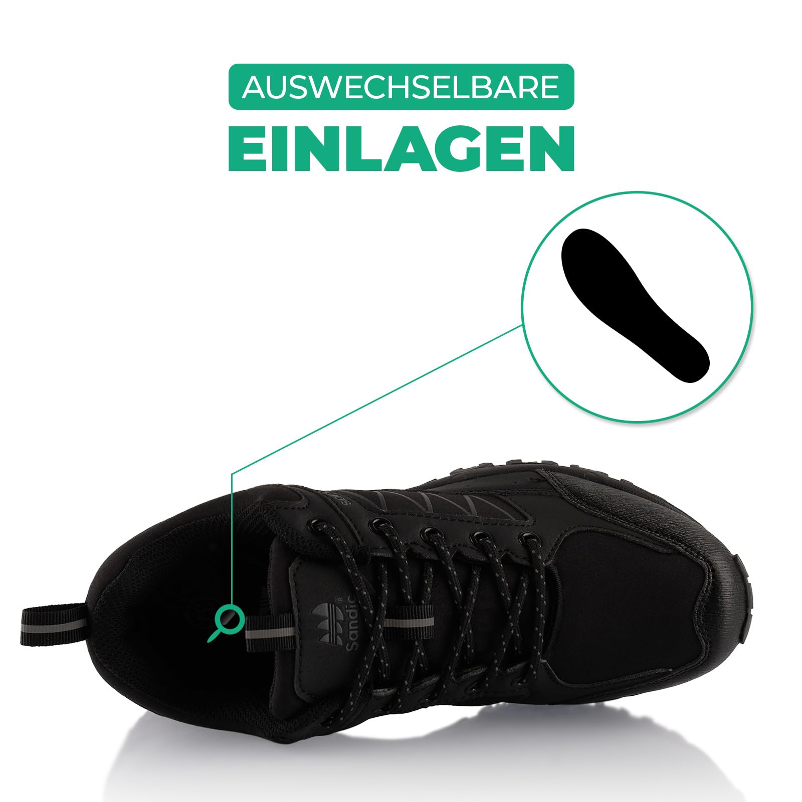 Fusskleidung® Damen Herren Wanderschuhe Softshell Trail Running Trekkingschuhe