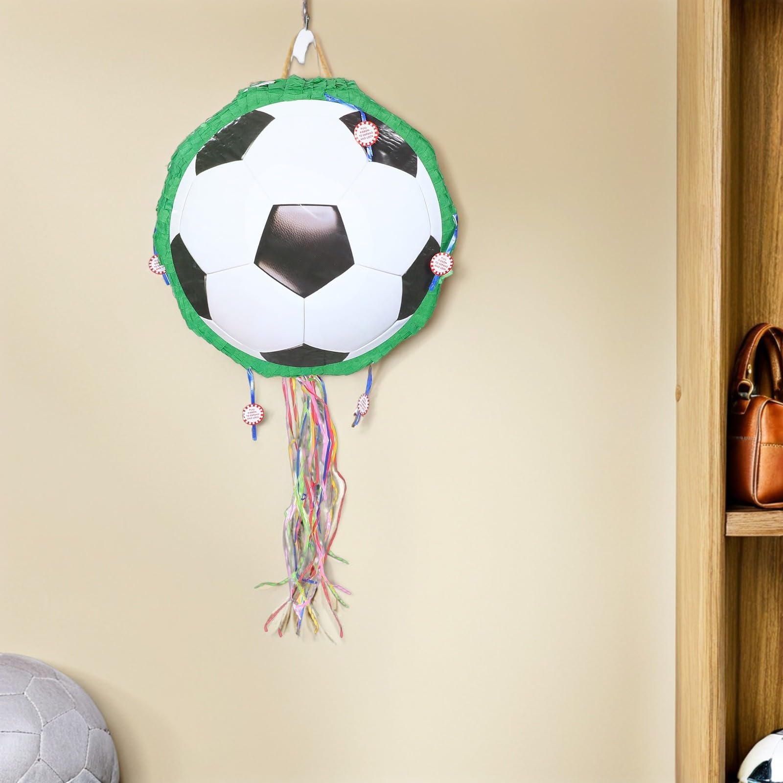 Piñata de Fútbol 1 Juego de Papel para Fiestas Infantiles