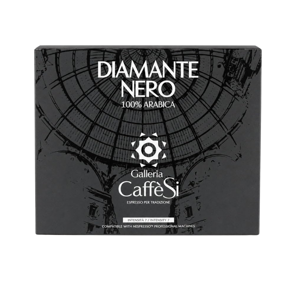 CaffèSi - caffè in cialde Diamante Nero compatibili Nespresso Professional 300 pezzi