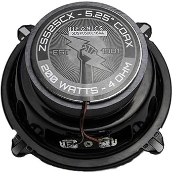 Amazon.com: Hifonics ZS-525CX Zeus 200 Watt 5.25 Inch 2 Way 4 Ohm