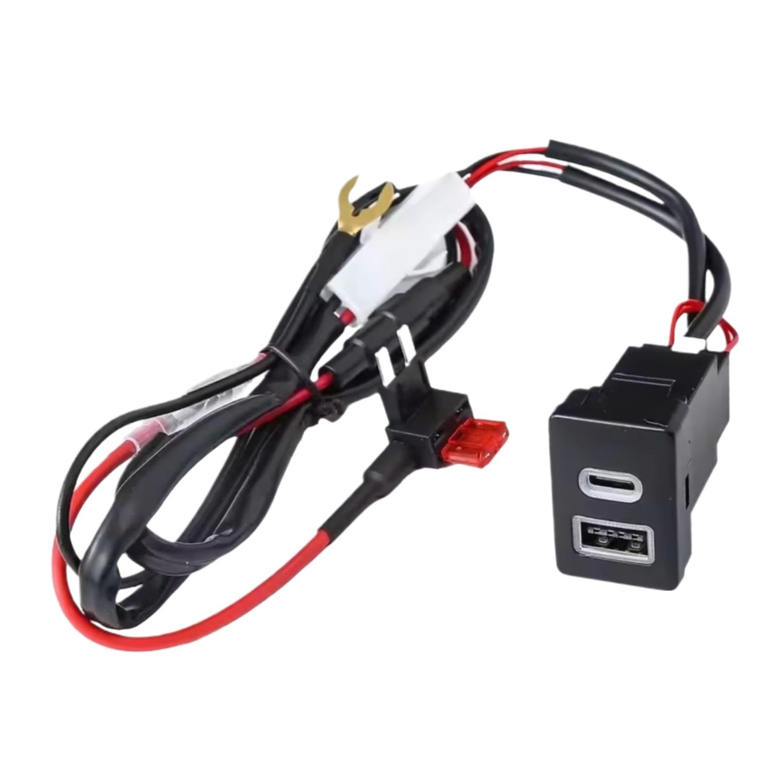 Centro Puerto USB Compatible Con Accord Para Civic Para City Para HR-V Coche Para Cargador Enchufe Adaptador Corriente Salida Carga Rápida PD QC3.0 Puerto USB AUX Jack
