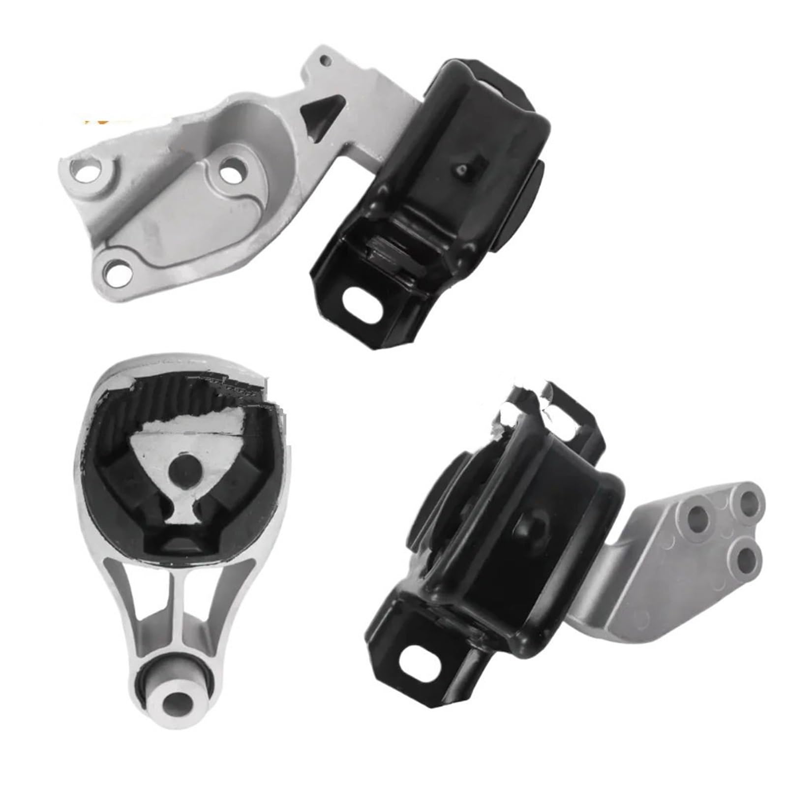 FIt for Smart Fortwo 07-15 1322200048 1322200148 1322200248 4512400109 3pcs Engine Motor Mount Transmission Mount Set Engine Motor Mounta Engine Mount Set