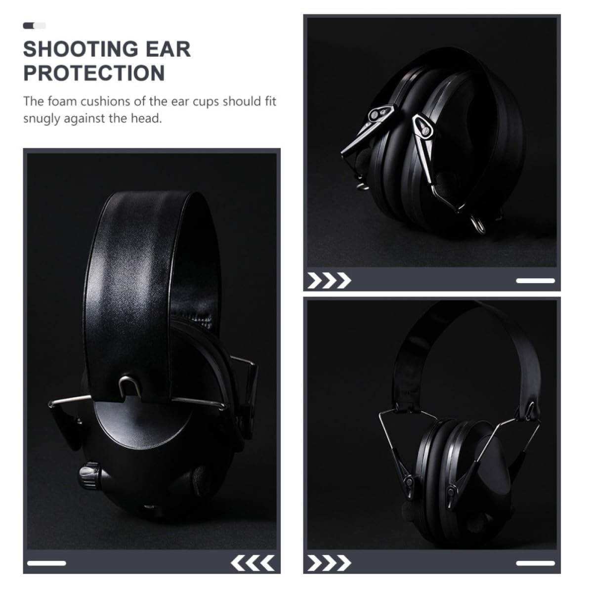 GALPADA Auriculares Electrónicos Reducción de Ruido, Orejeras Antiruido y Almohadillas de Espuma para Protección Auditiva en Trabajos Tácticos
