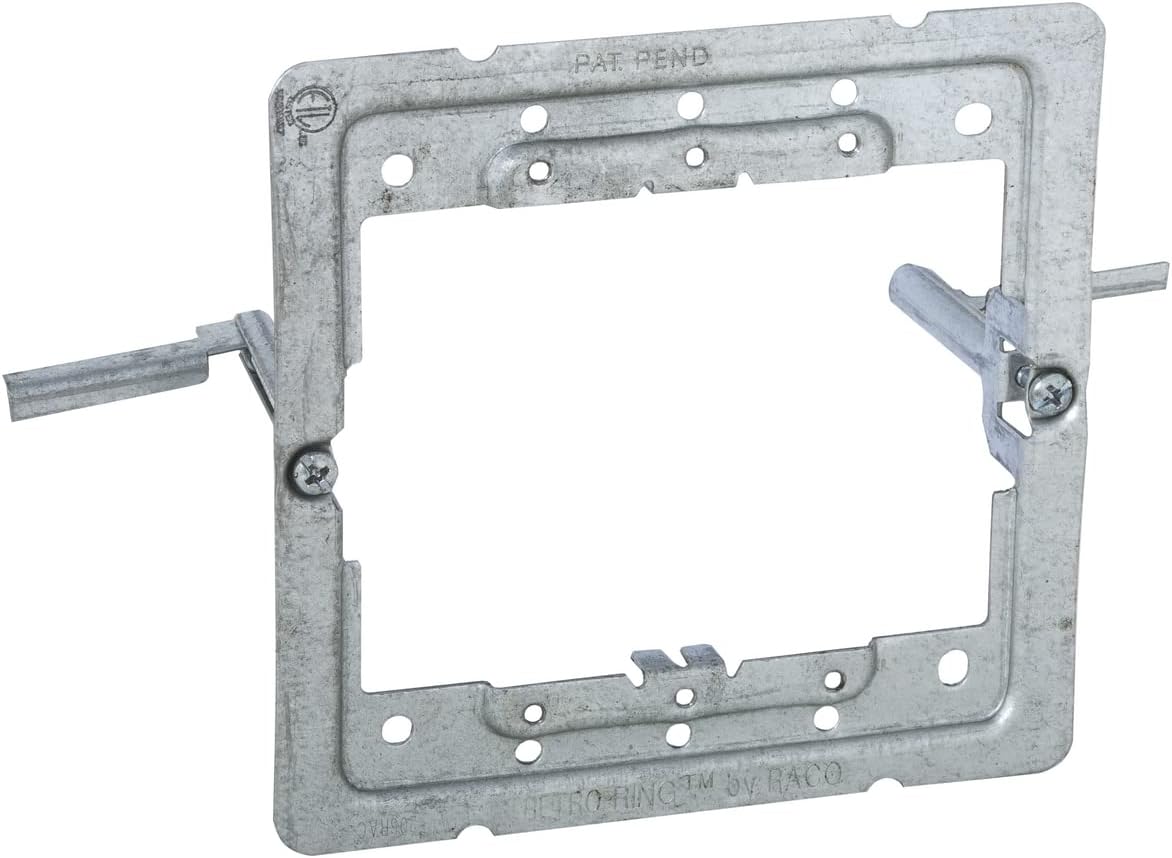 Raco 206RAC Retro-Ring 4 In. Square Old Work