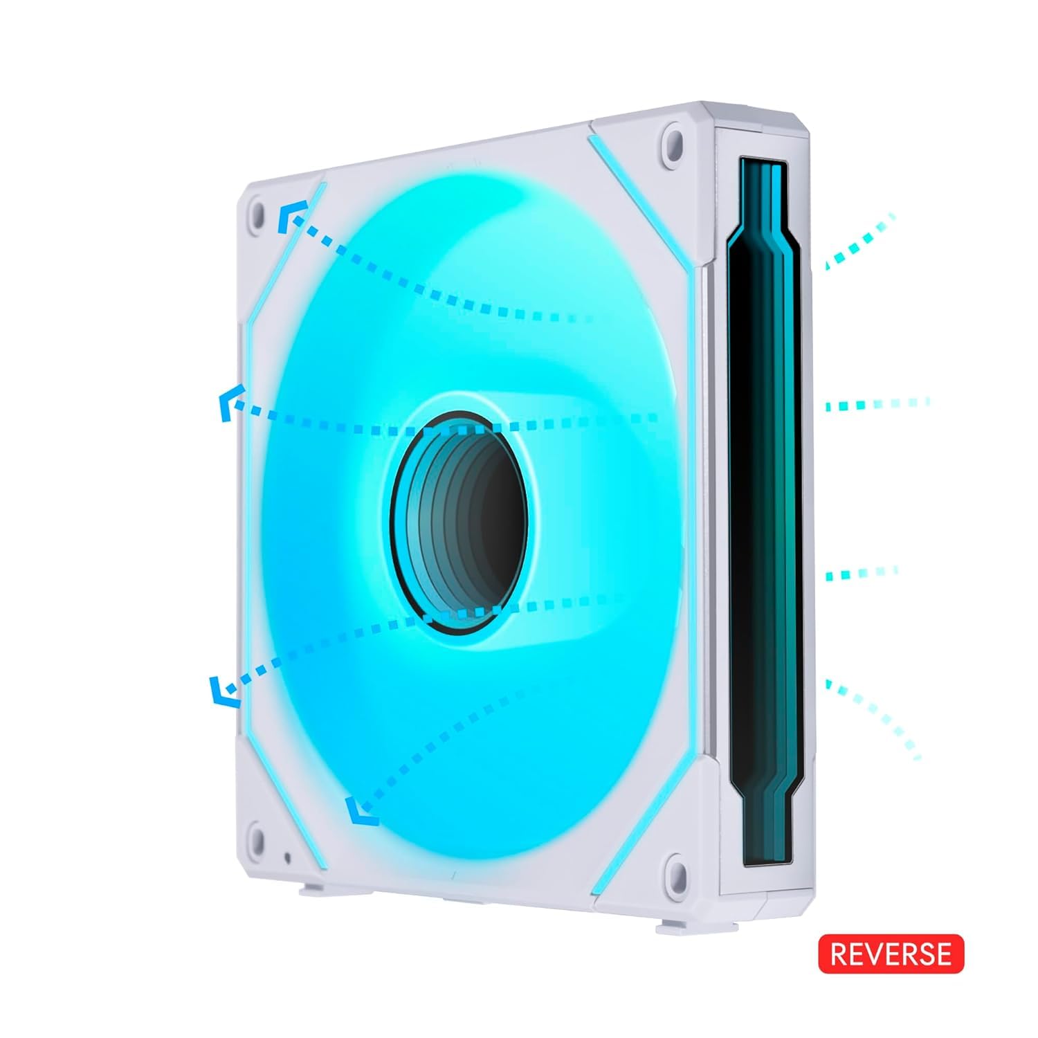 未開封 正規品 LIANLI ケースファン UNI FAN RS-SL-INF UNI FAN SL-INF リバースブレード - LIAN LI は PC ケースの大手