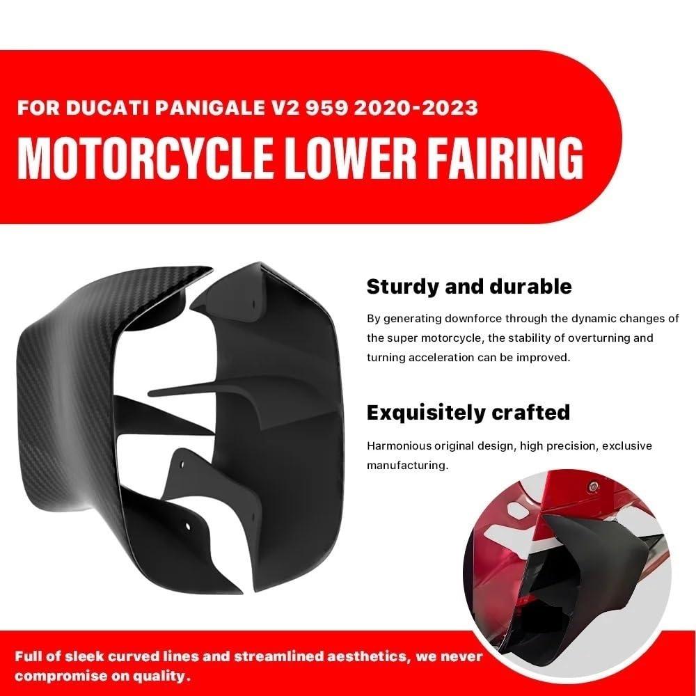 Pasuje do Ducati Panigale V2 V2S 959 2020-2023 panele boczne Fairing puszczania samolotów dolne skrzydło Spoiler Wingletów Motocyklowych