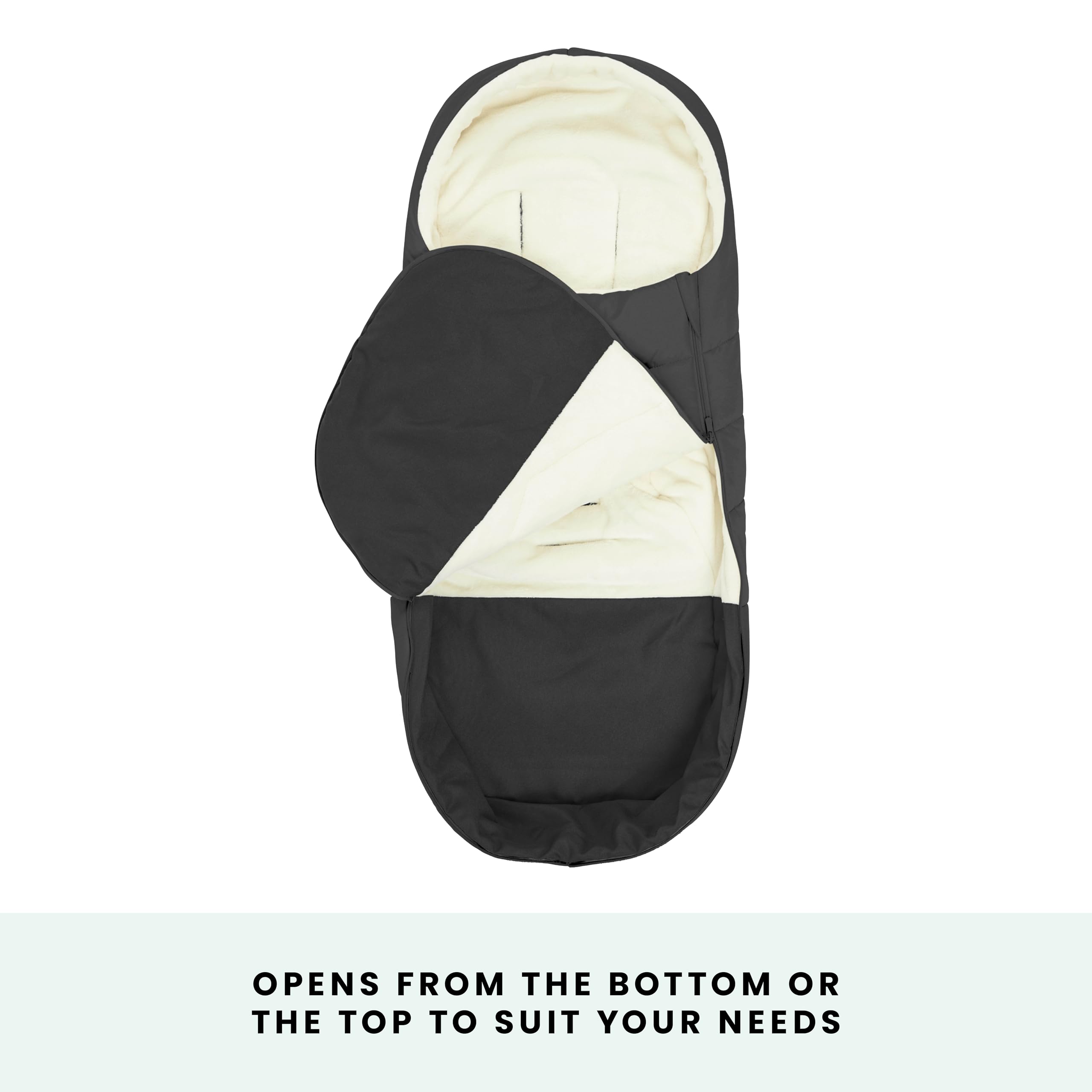 Ickle Bubba Coprigambe universale per passeggino e carrozzina, di alta qualità, colore: grigio antracite