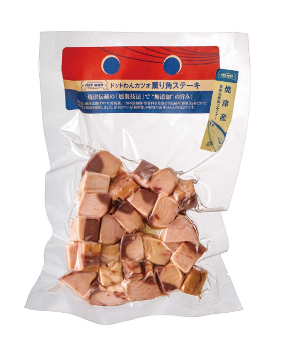 Amazon | ドットわん カツオ薫り角ステーキ 70g | ドットわん
