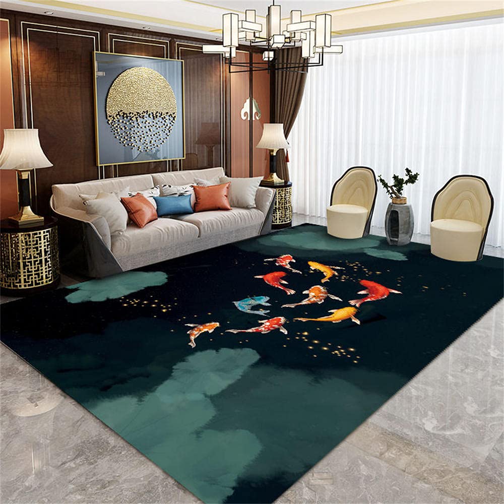 Tapis de salon moderne multicolore 3d moquette douce chambre enfant 80x120cm