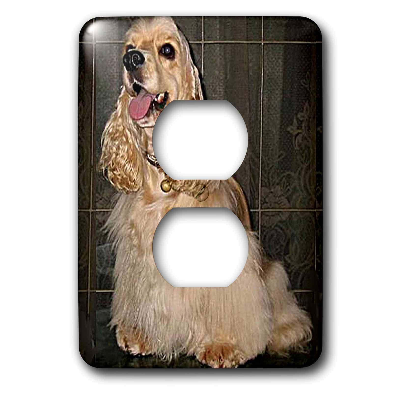 Cocker Spaniel Tapa de Enchufe para Decorar el Dormitorio Infantil y Salon