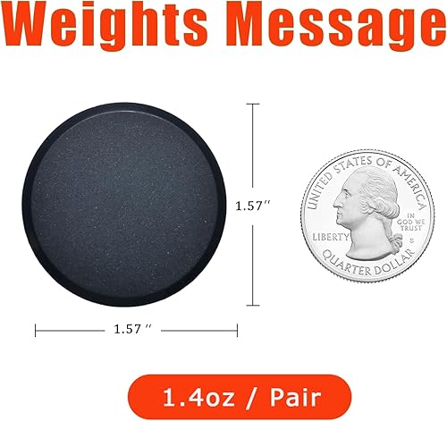 Miniatura 9 de 6 pesos blancos para cortina de ducha con imanes fuertes