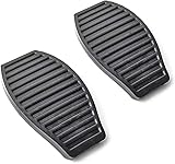 Paar Brems- und Kupplungspedal-Gummiauflagen – Kompatibel mit Fiat 500L, Grande Punto, Abarth, Doblo, Fiorino, Qubo, Alfa Romeo Mito – OEM: 71746348