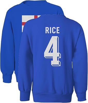 England Tribute 4 Rice-Inspired Jersey Style YOUTH Crewneck Sweatshirt