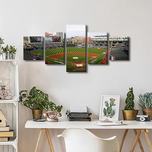 Miniatura 350 de Decoración de pared, lienzo para estadio deportivo de Estados Unidos, arte de pared moderno Fenway Park en Boston, arte de pared para oficina, sala