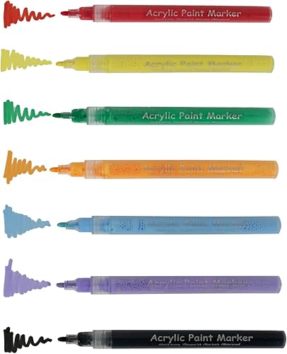 Miniatura 4 de Crea tus propios regalos personalizados, taza blanca aislada de 20 onzas con tapa, juego de 7 bolígrafos de pintura acrílica (1 vaso  1 juego de