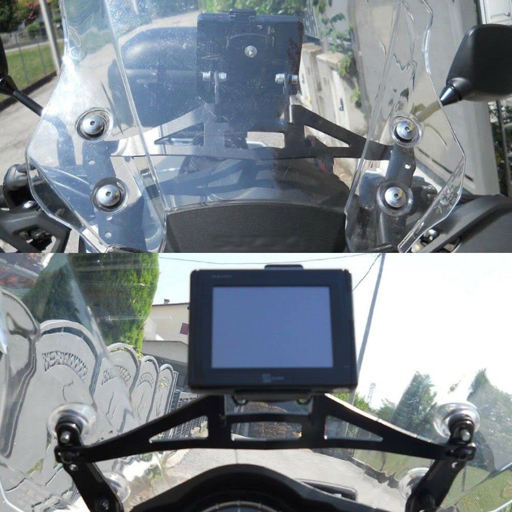 Motocykl telefon komórkowy uchwyt na tablicę GPS stojak na telefon komórkowy wspornik nawigacyjny, dla Suzuki, Vstrom 1000 DL1000 2014-2017 2016 Uchwyt na telefon motocyklowy