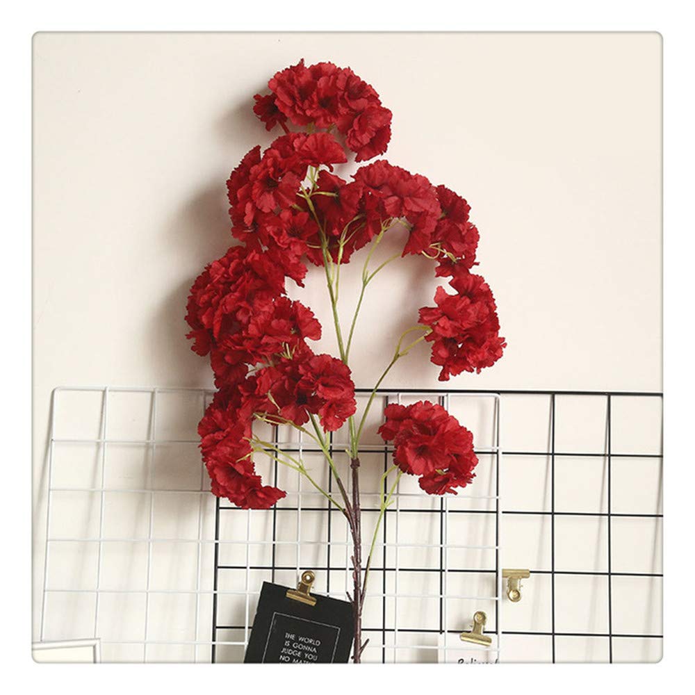 Disposizione di Fiori di Ciliegio Fiore Artificiale Bouquet di Fiori di Pesco Bouquet da Sposa Arco da Sposa Decorazioni per Fondali Strada da Parete Fiore 96cm