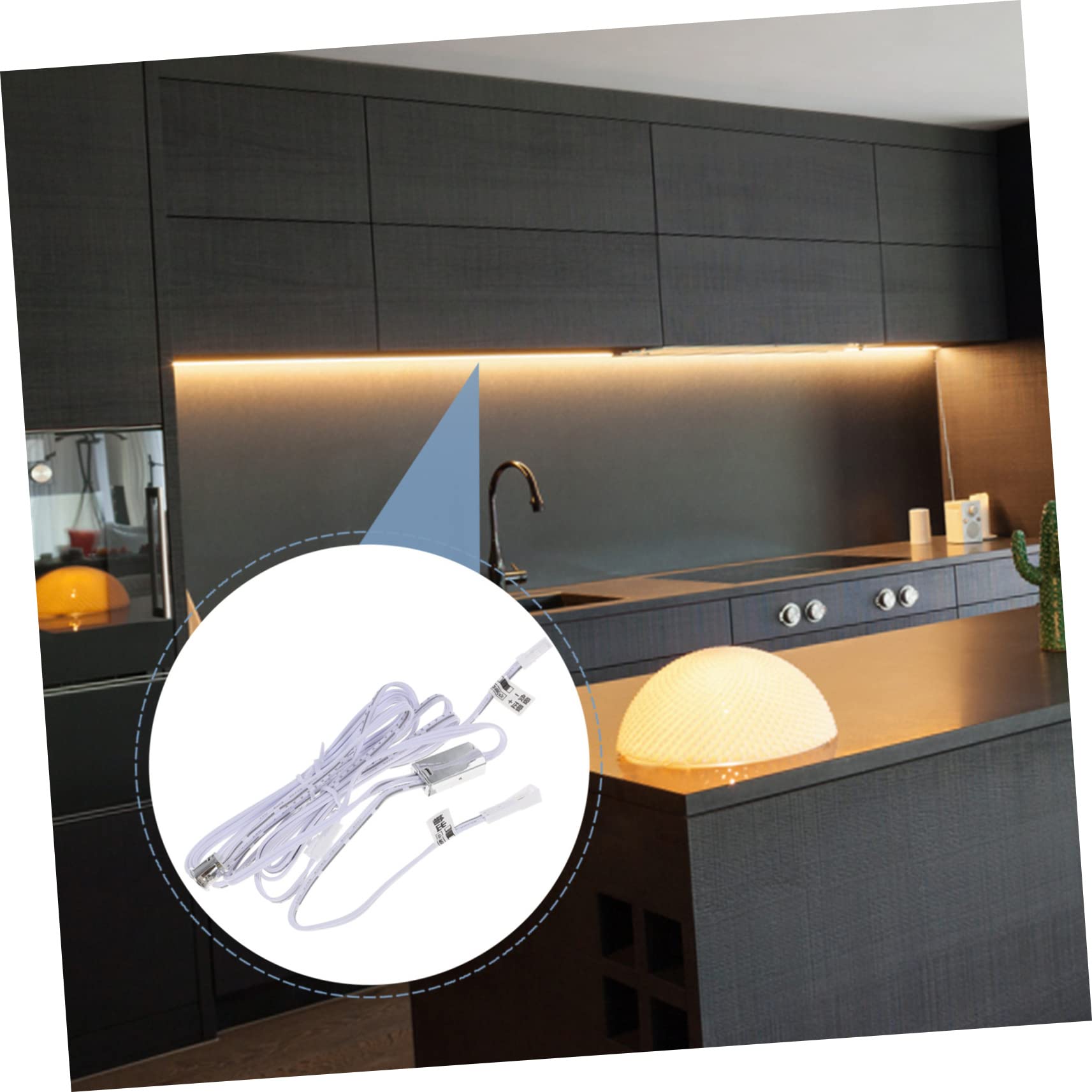 SHINEOFI 5 Stück LED Berührungsschalter für Schrankbeleuchtung Tür Aktiviert Lichtmodul mit für Möbelinstallation und Hotelrenovierung Einfache Montage und Verdeckte Installation