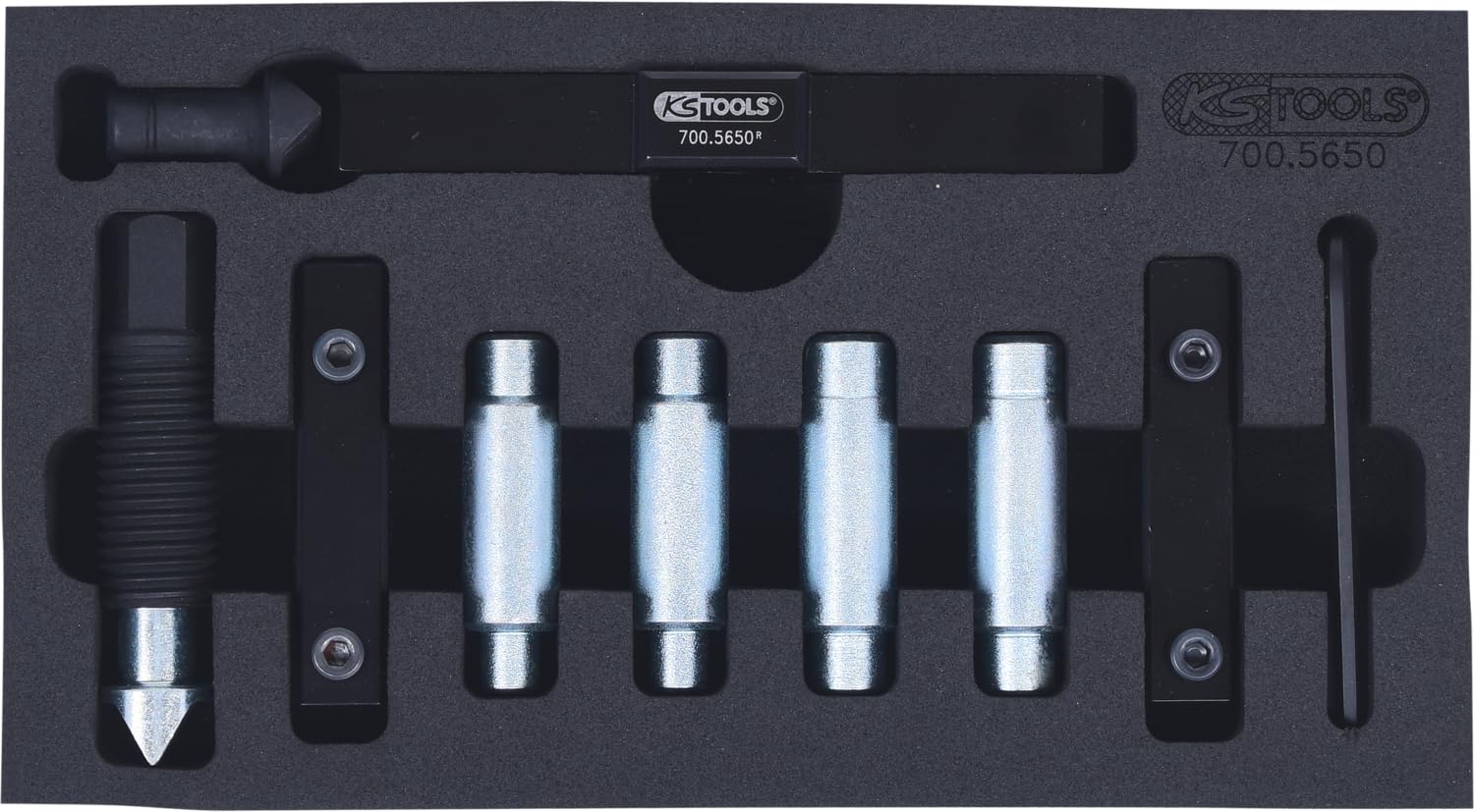 KS Tools 700.5650 Uniwersalne Urządzenie Do Naprawy Układu Kierowniczego, 11-szt