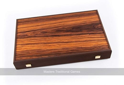 Manopoulos Luxury Palisander Crown Cut 19-inch Backgammon Set