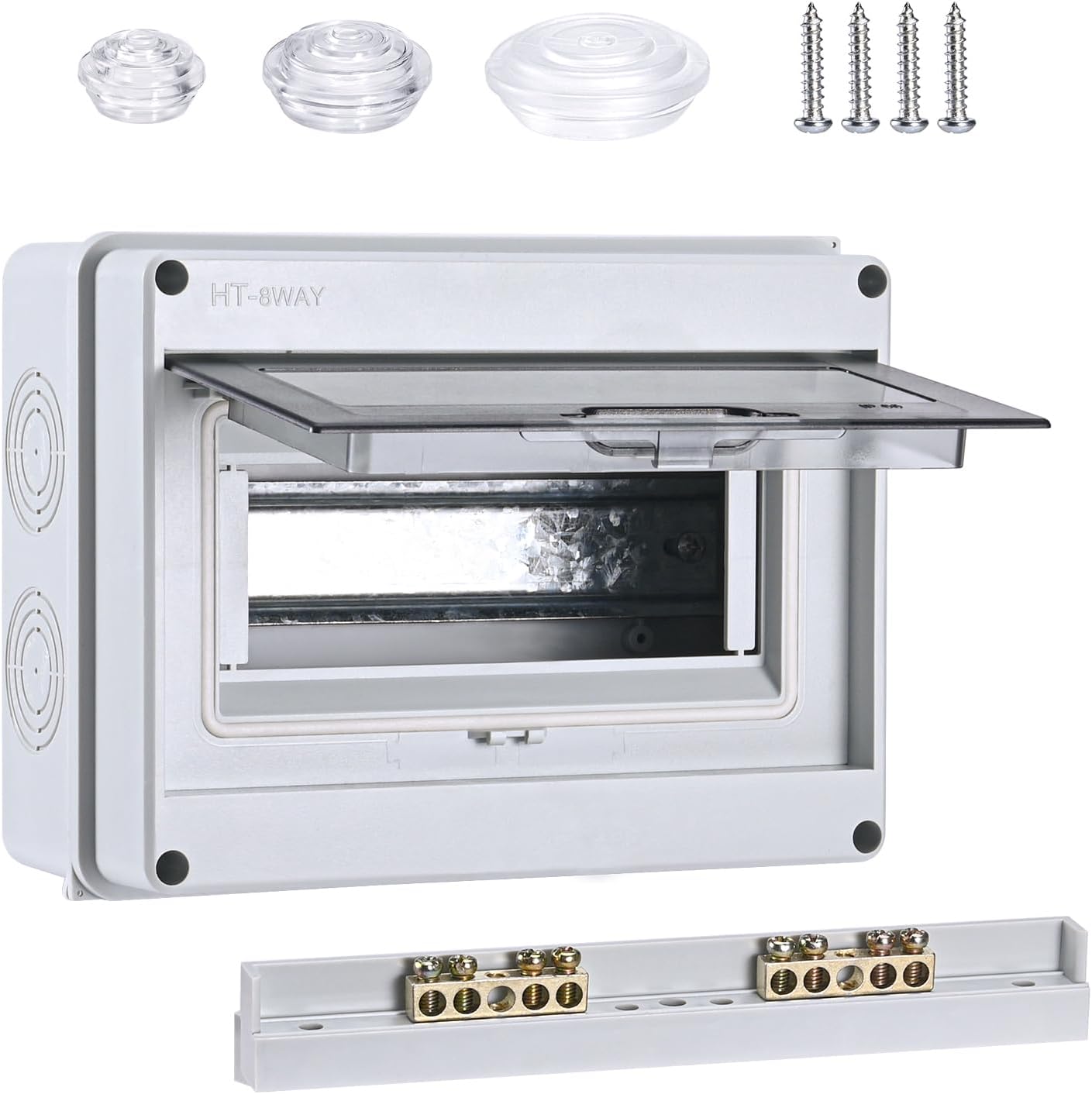 ELEKTRO-PLAST Abdeckstreifen Für Kleinverteiler – 12 Module, Weiß, 1 Stück