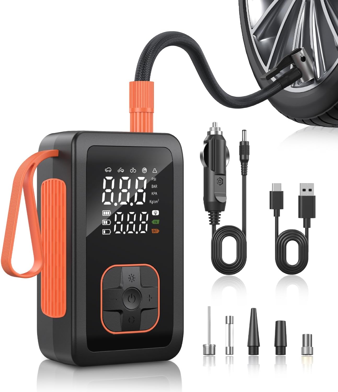 Tire Inflator Portable Air Compressor