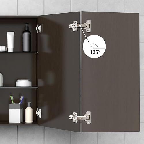 Miniatura 7 de Paquete de 8 4 pares de bisagras de gabinete de cocina, bisagras de puerta de gabinete de 135 grados, bisagras de gabinete Blum, accesorios Lazy