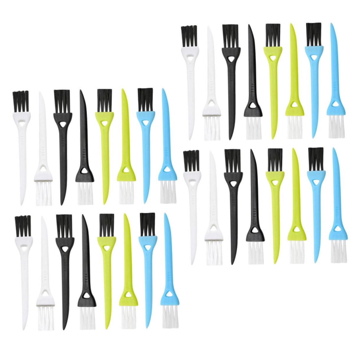 GOOHOCHY Electric Shaver Cleaners Brush 36pcs Mini Cleaning Tools Razor Cleaning Brush Abs Material Non-Shedding Sturdy Razor for Household