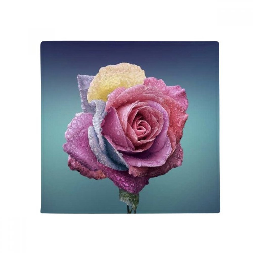 Tapis de sol salon au motif roses rose poudré pour déco romantique