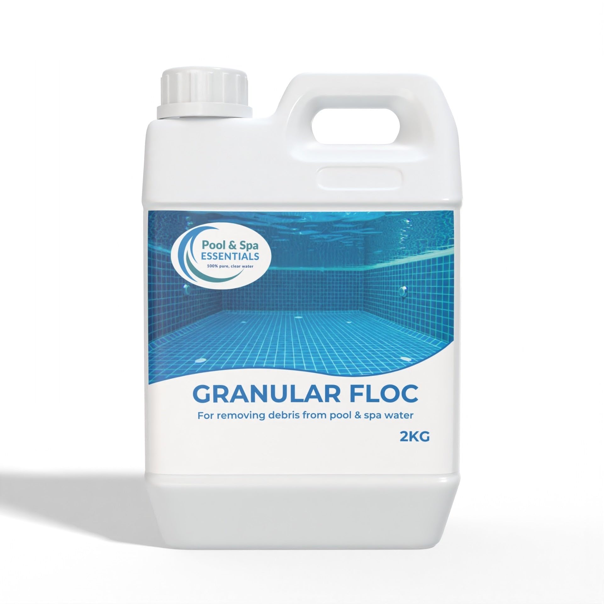 POOL&SPA ESSENTIALS Granular Floc 2KG, Remove Debris Swimming Pool Pools Flocculant