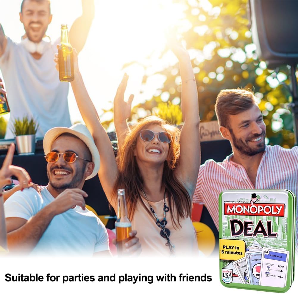 LGWJHCY – Jeu De Cartes Deal – 112 Cartes – Party Game 2 à 5 Joueurs – Dès 8 Ans – 10-30 Min