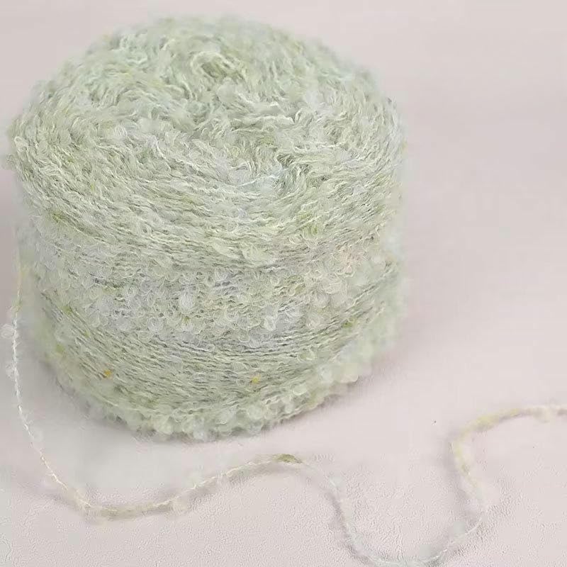 5/10 Piezas 50 g Hilo Bouclé de Colores, Mezcla de Lana, para Tejer a Mano, para Tejer suéteres, Gorros, Bufandas y Mantas