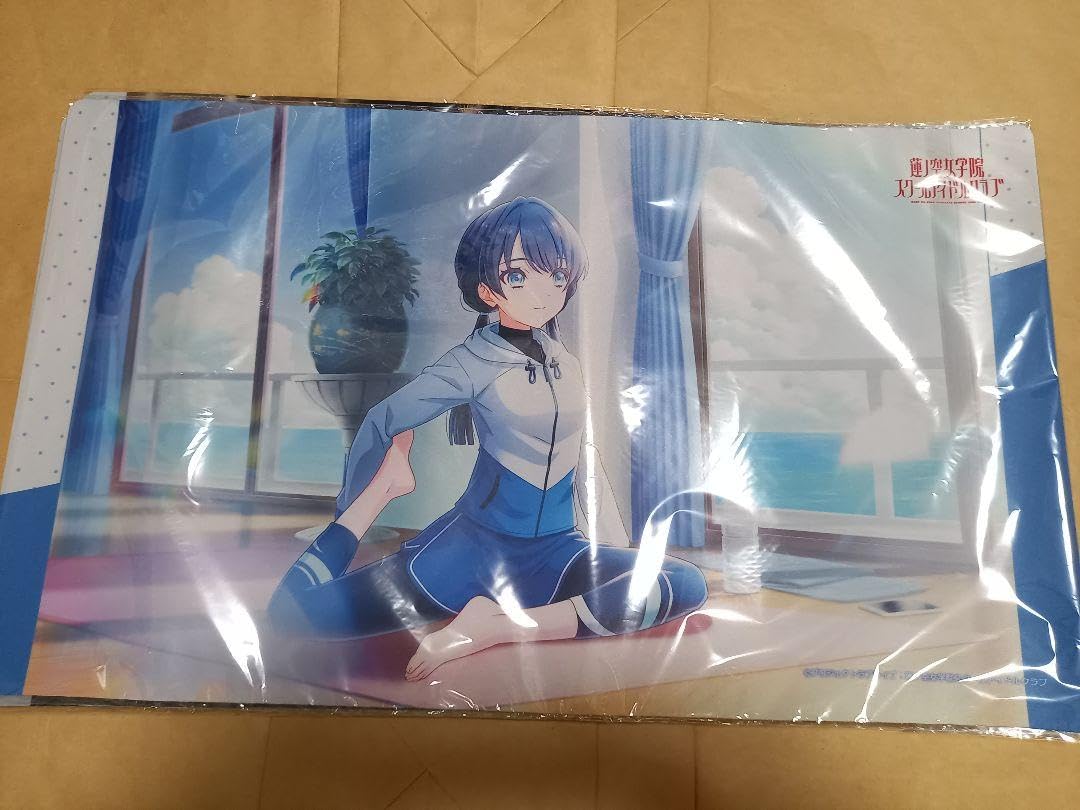 C104限定 100カノ 院田唐音 花園羽香里 ラバーデスクマット 100カノ