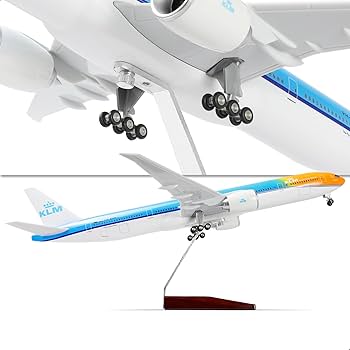 QIYUMOKE 1/150 Boeing 777-300ER KLM (Orange Pride) 18,5