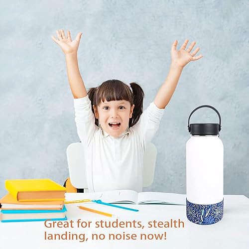 Miniatura 3 de WK IEASON Funda protectora de silicona de 32 onzas y 40 onzas para botella de agua de boca ancha Hydro Flask, simple, Takeya, MIRA y YETI. Protector