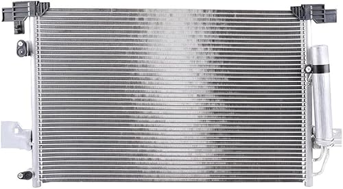 SCITOO Radiador 2979 + condensador de CA 3747 apto para Mitsubishi 2008-2014 para Mitsubishi para Lancer 2010-2013 para Mitsubishi para Outlander