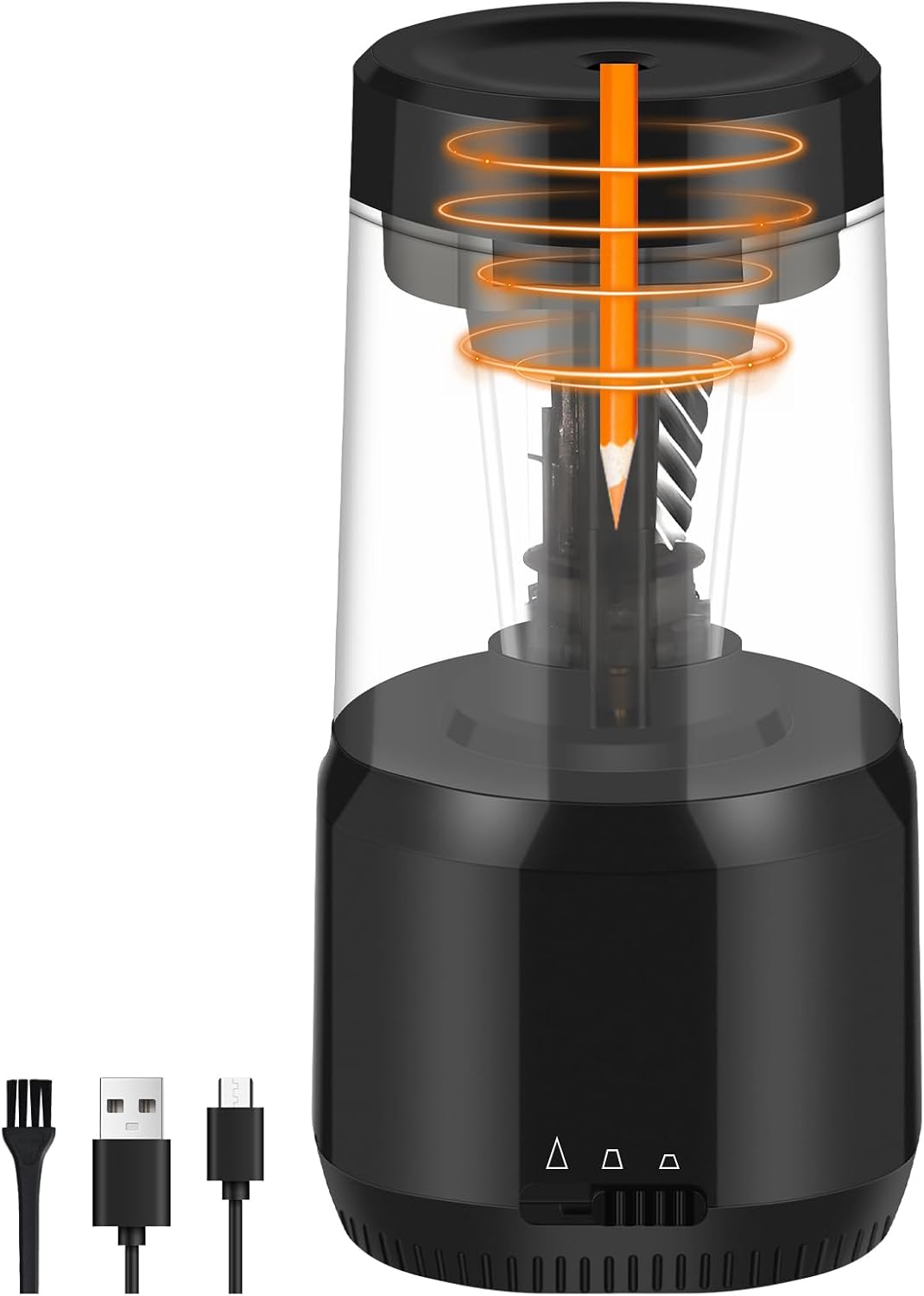 Electric Pencil Sharpener, 2000mAh Battery Operated Pencil