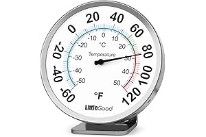 5” Analog Outdoor Thermometer: Reliable Temperature Readings for Outdoor Spaces