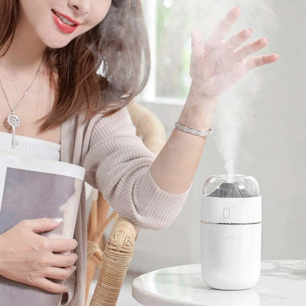 Portable Mini USB 320 ml Ultra Cold Mist Station Personal Air Water Spray Silent Automatic Shut-Off Adjustable Spray Mode Suitable for Travel