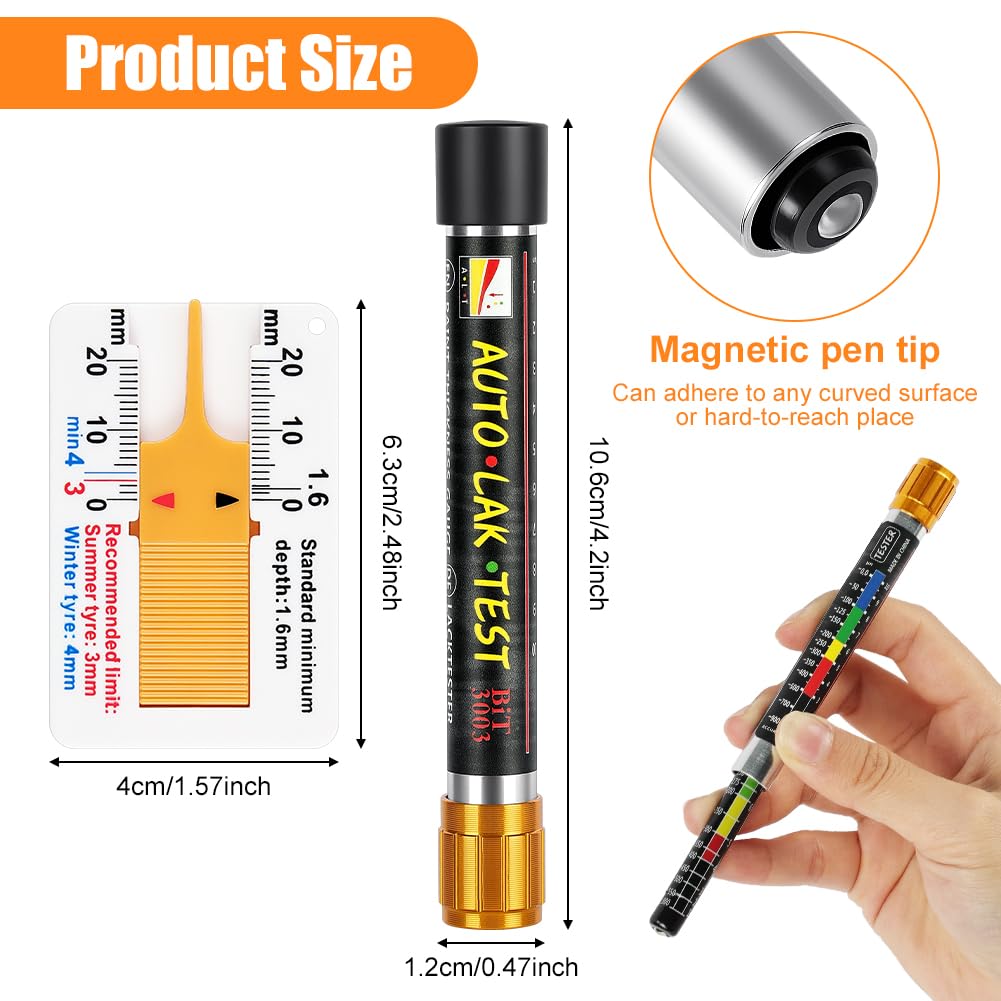Magnetyczny miernik grubości lakieru, magnetyczny miernik grubości lakieru samochodowego, magnetyczny miernik grubości lakieru samochodowego, miernik grubości lakieru do samochodu, czujnik