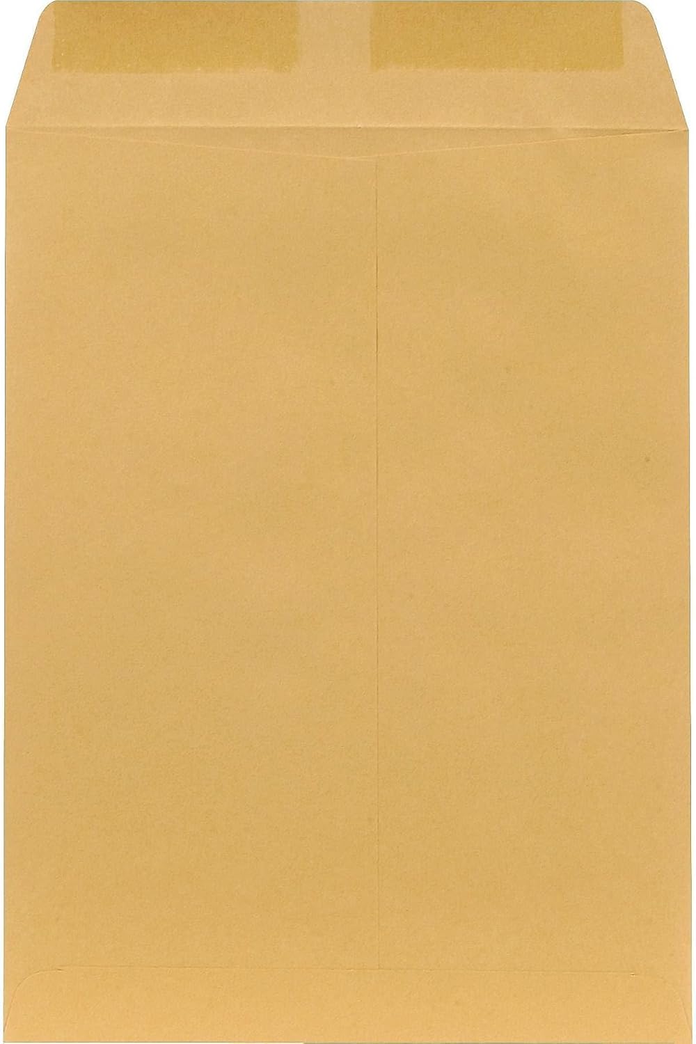 Staples 9 x 12 Catalog Envelopes, Brown Kraft, Gummed Flap Seal, Tear‑Resistant Heavyweight Open‑End Mailers, 100/Box