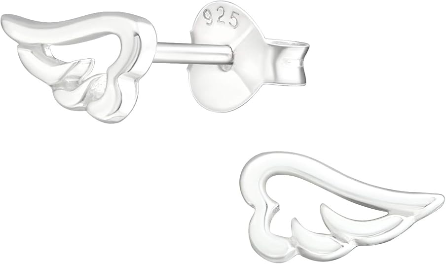 Orecchn Farfalle Argento 925 placcato oro banco con pavé d zrcon