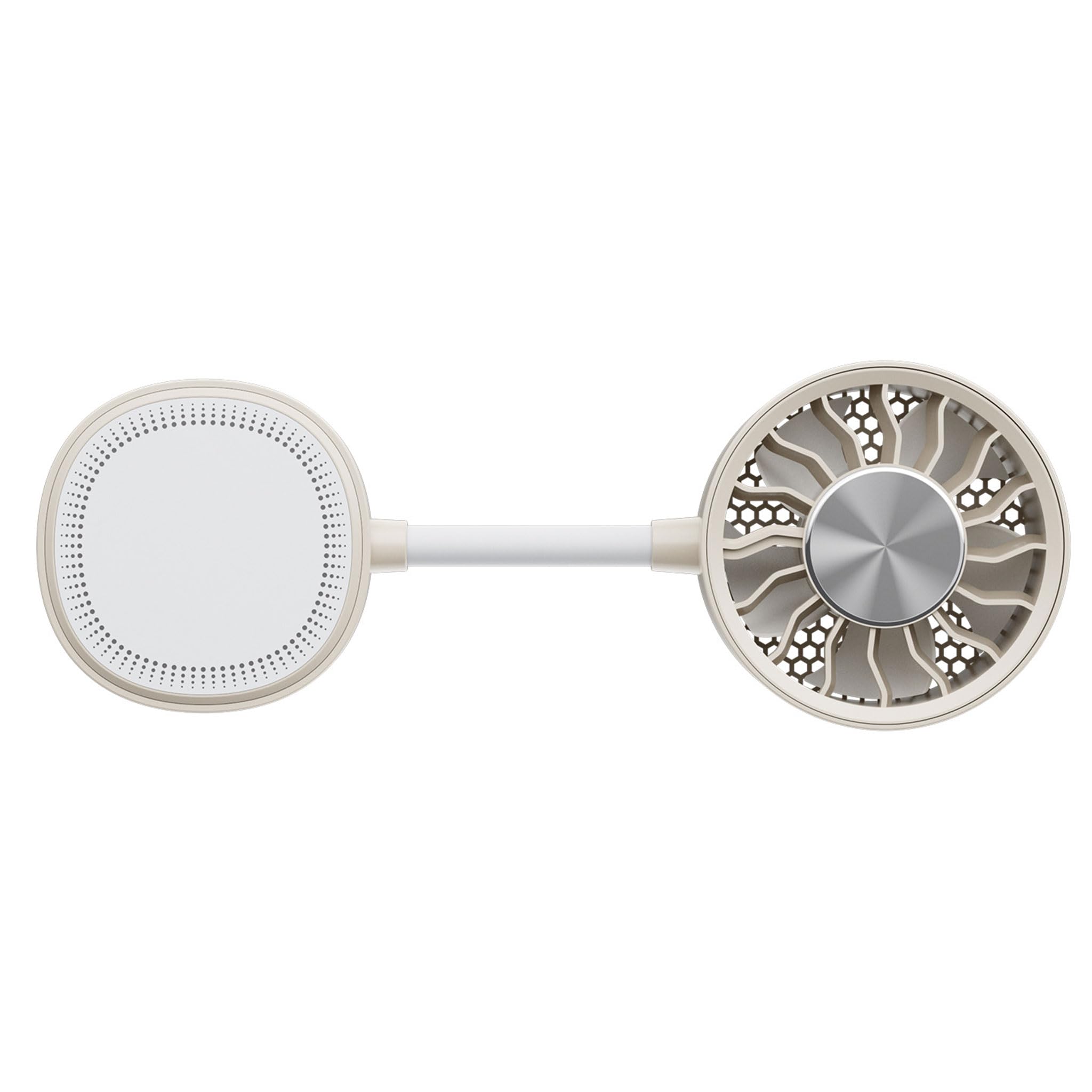 TAZIZI Portable Attachable Phone Fan with Semiconductor Cooling Bendable Tube and Integrated 2000mAh Rechargeable Power Pack ° Adjustable Fan