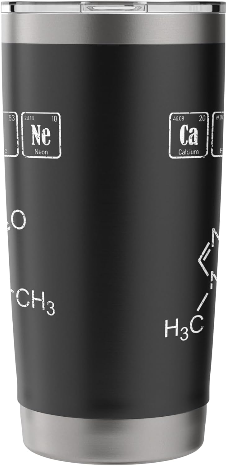 Caffeine Element Coffee Molecular Chemistry Stainless Steel Insulated Tumbler image 4