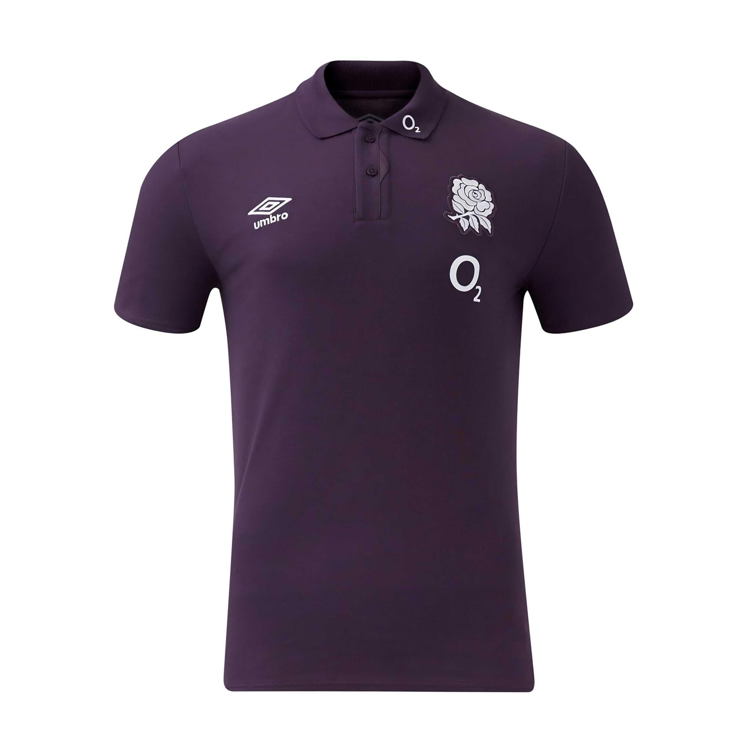 Umbro Mens England Rugby Polo Shirt 2024 Adults Nightshade S