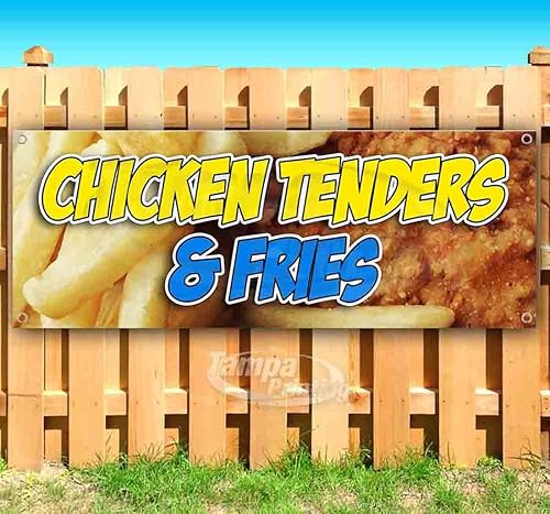 Letrero de vinilo resistente con ojales de metal, de 13 onzas