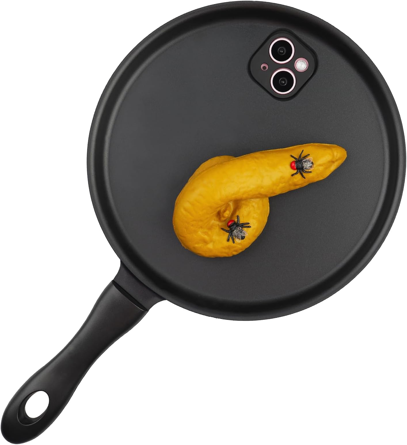 3D Pan Poop Phone Cases Funny Compatible with iPhone 15 Shit Poop Phone case