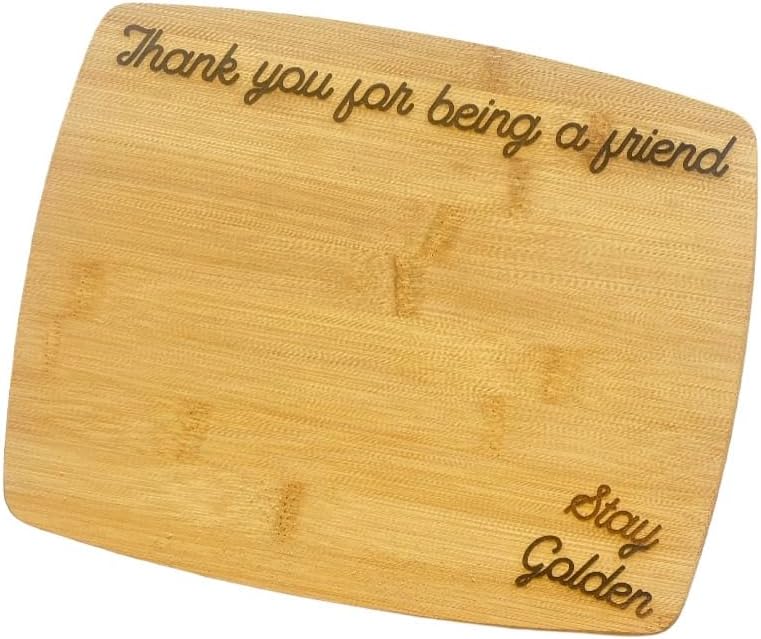 11" x 14" Girls Golden Bamboo Cutting Board