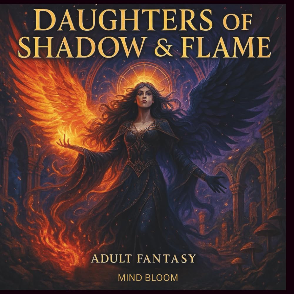 Daughters of Shadow & Flame: A Dark Fantasy Coloring Book of Warrior Queens, Witches, Goddesses & Enchanted Realms